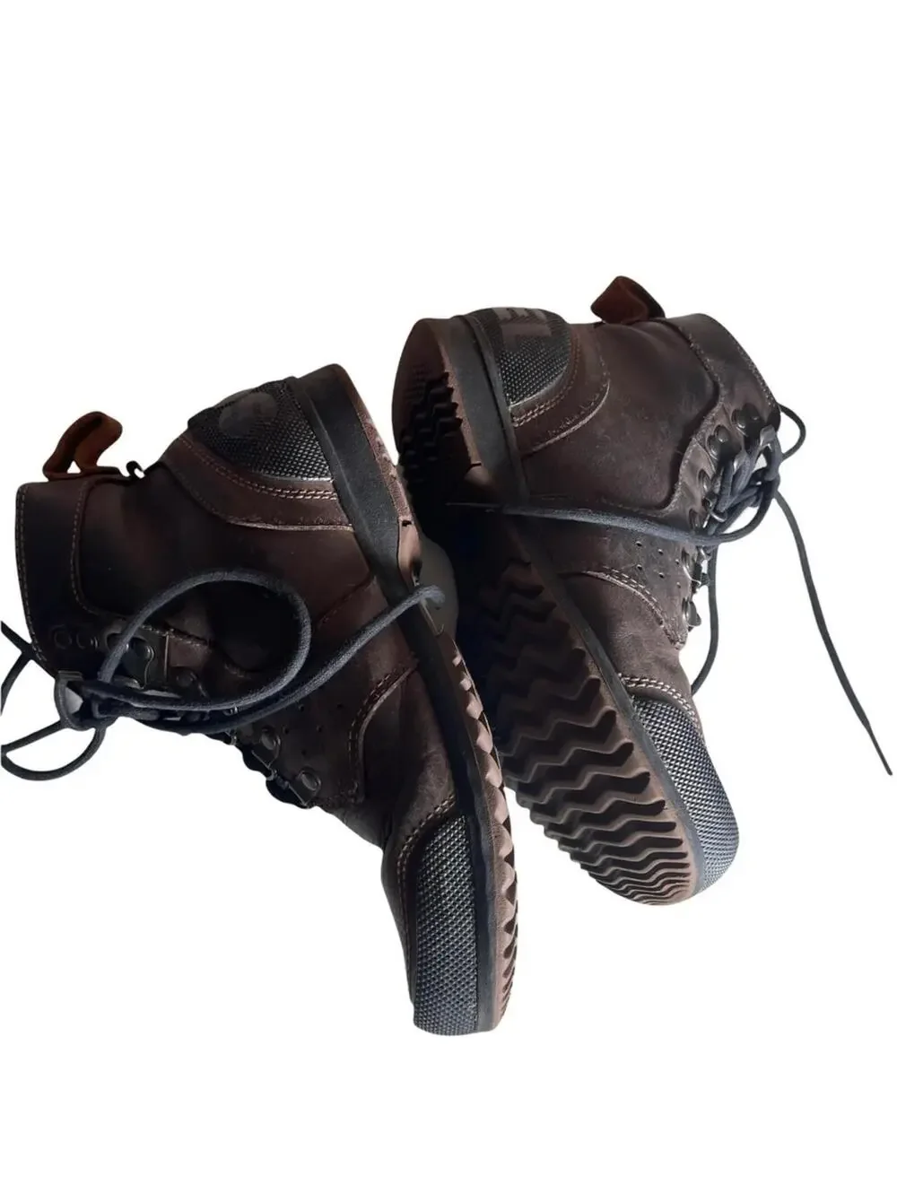 Sorel Men’s Ankeny Mid Waterproof Leather Hiker Boots Brown Black Size 7